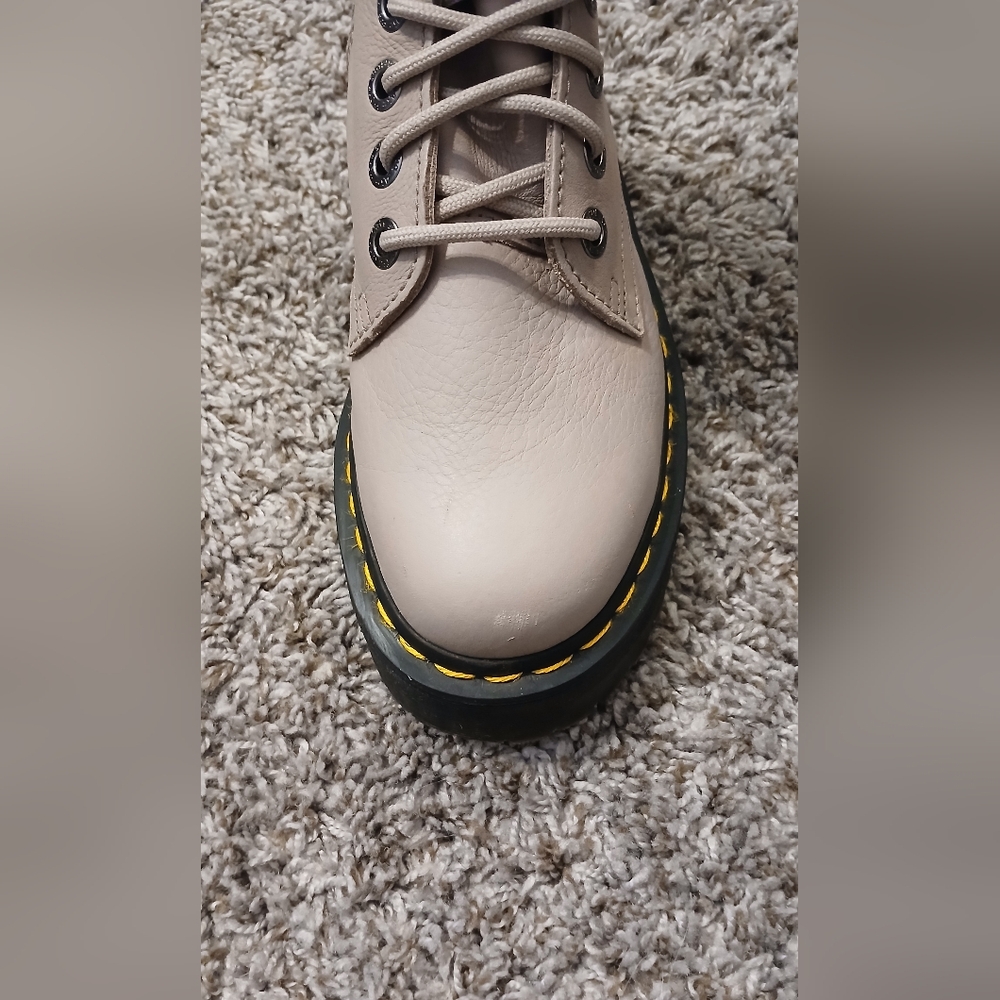 Dr. Martens Light Pink Combat Boots - Picture 2 of 3